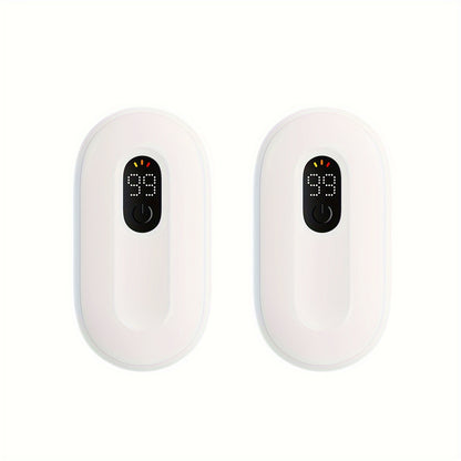 Rechargeable Hand Warmers – 2-Pack Magnetic Electric Warmers with Digital Display
