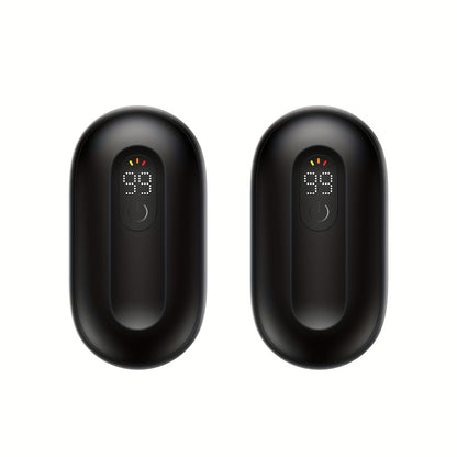 Rechargeable Hand Warmers – 2-Pack Magnetic Electric Warmers with Digital Display