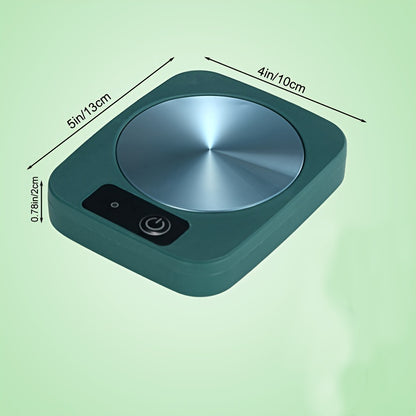 Coffee Mug Warmer – 110V Aluminum Heating Coaster (4" × 5")
