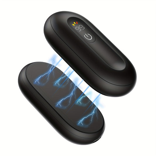 Rechargeable Hand Warmers – 2-Pack Magnetic Electric Warmers with Digital Display